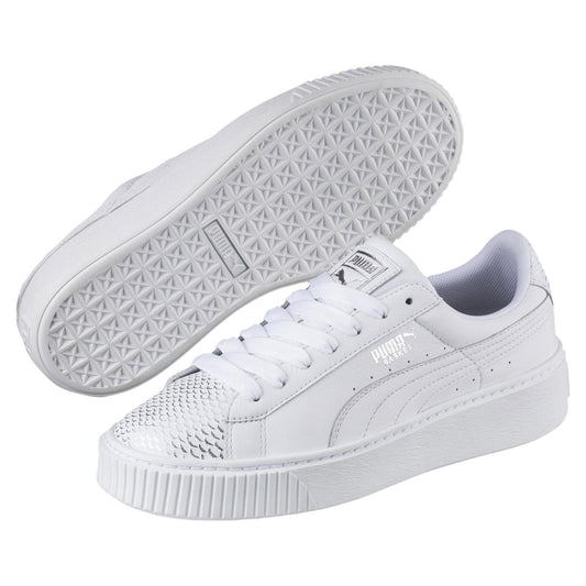 Puma Women's Basket Platform Ocean Sneakers
