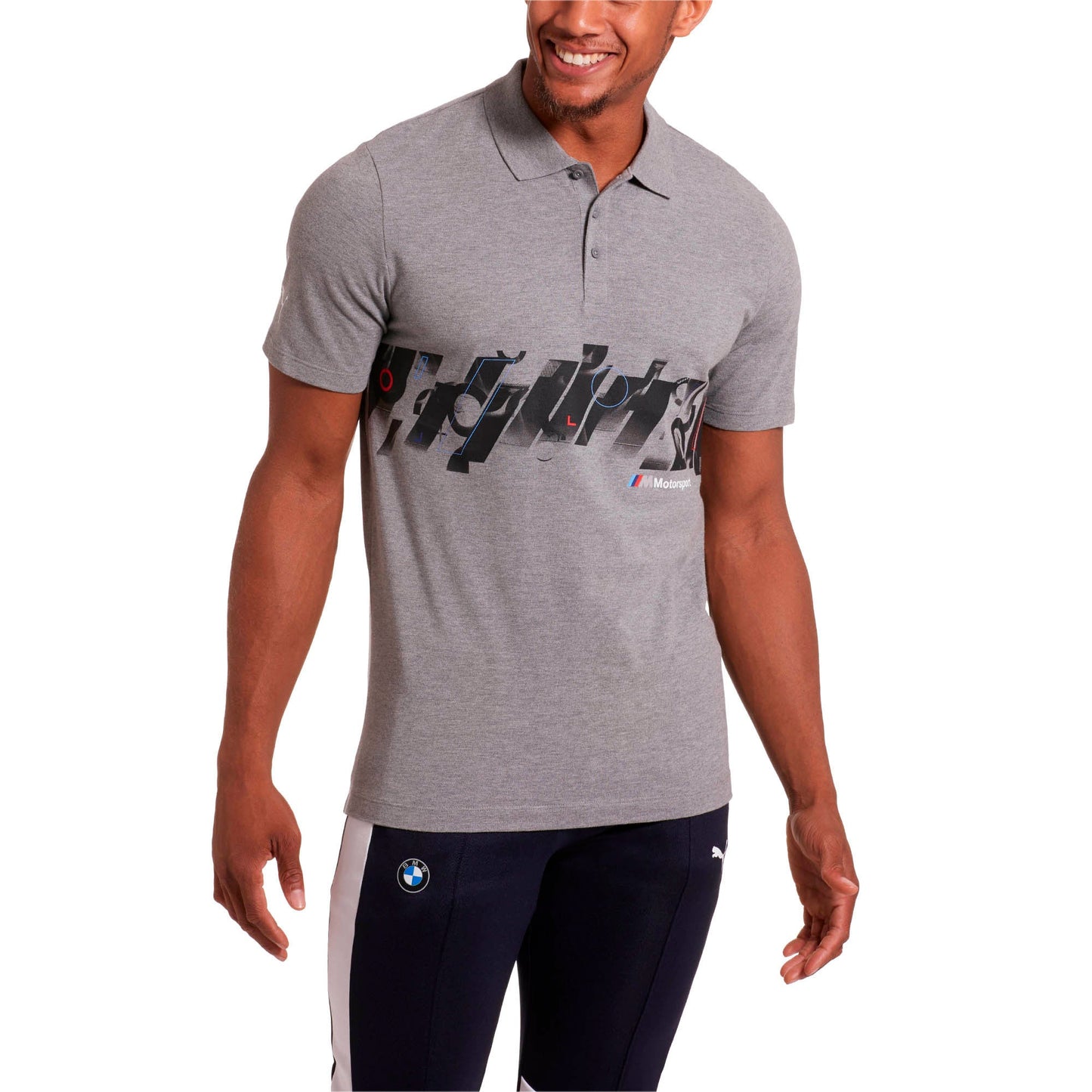 Puma Men's Bmw Motorsport Graphic Polo Polos