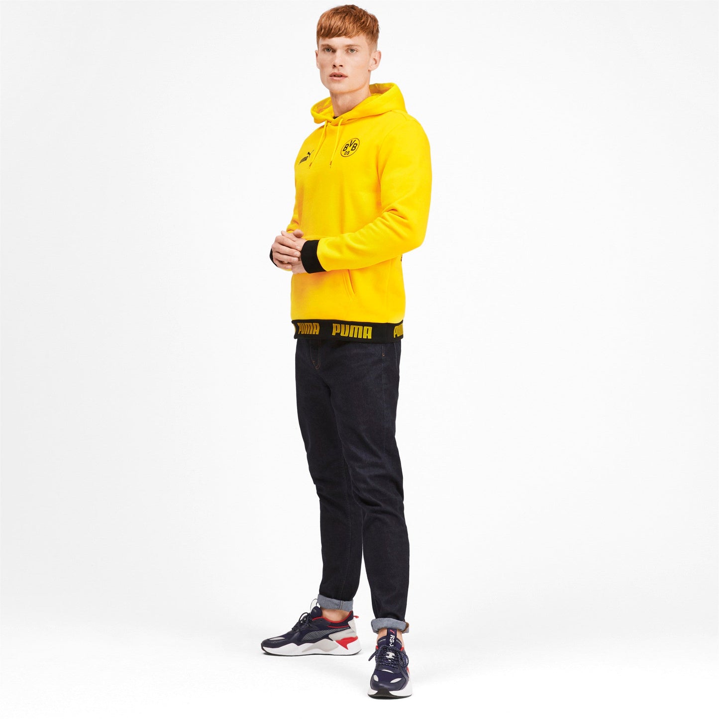 Men's Puma Bvb Ftblculture Hoody