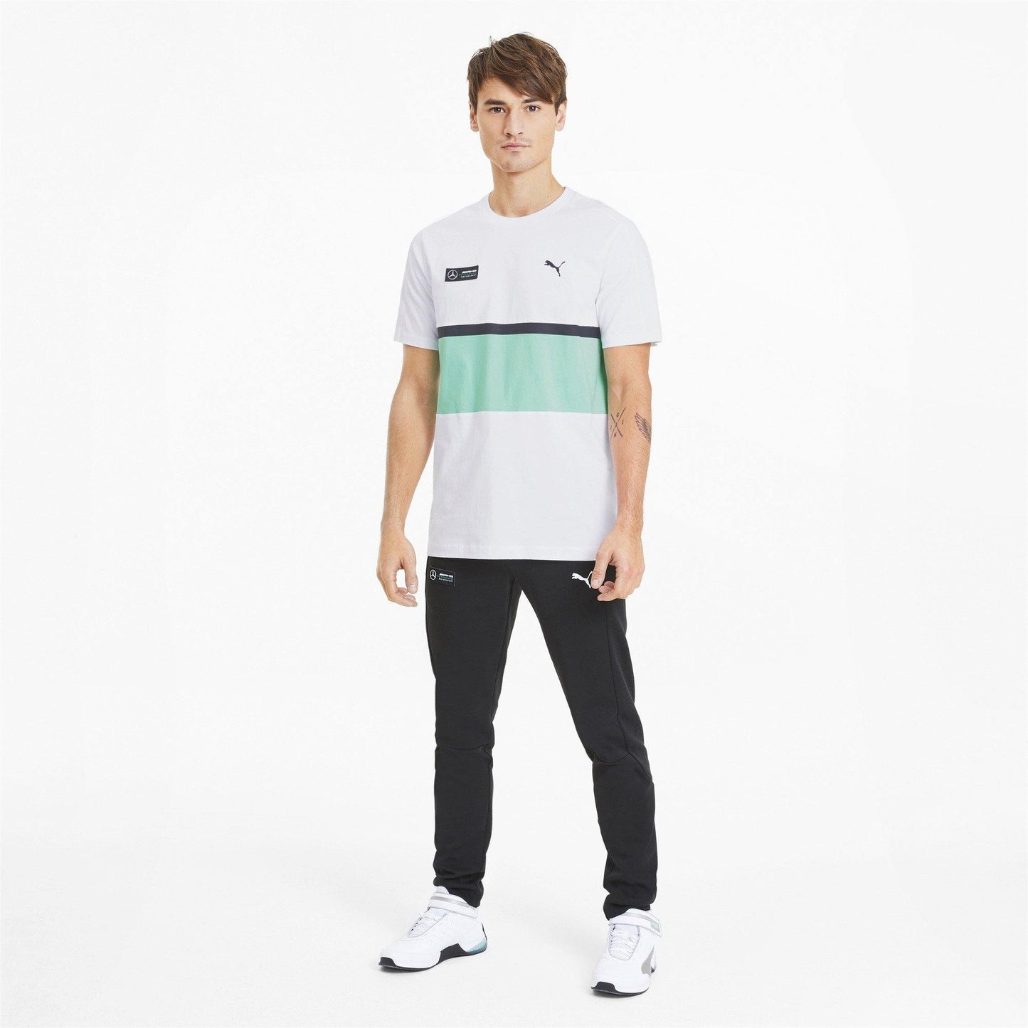 Puma Men's Mapm Mercedes T7 Tee Tops