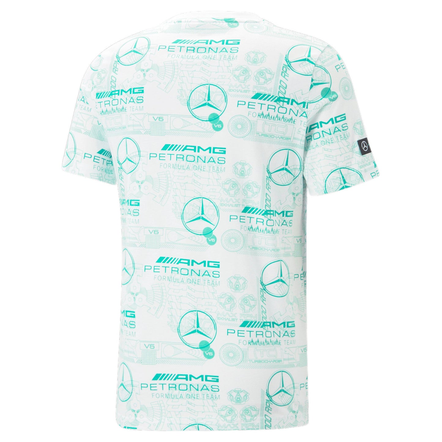 Puma Men's Mapf1 Mercedes Aop Tee Tops