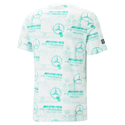 Puma Men's Mapf1 Mercedes Aop Tee Tops