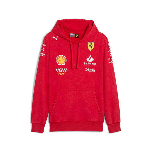 Puma Men's Sf Scuderia Ferrari Desert Sun Team Replica Hoodie Sweaters