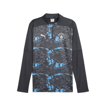 Puma Men's Mcfc Prematch 1/4 Zip Top Half Zip & Quarter Zip