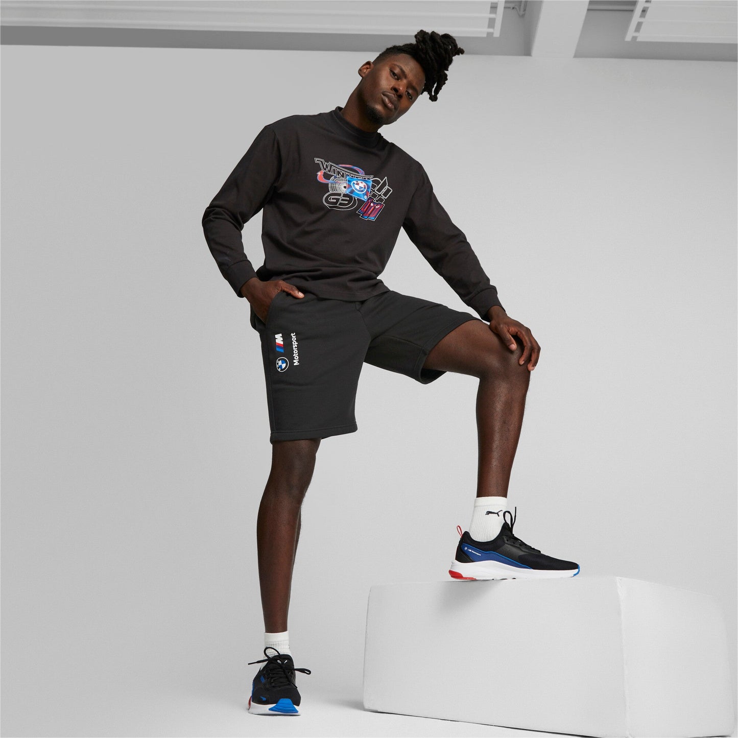 Men's Puma Bmw Motorsport Ess Shorts Fleece