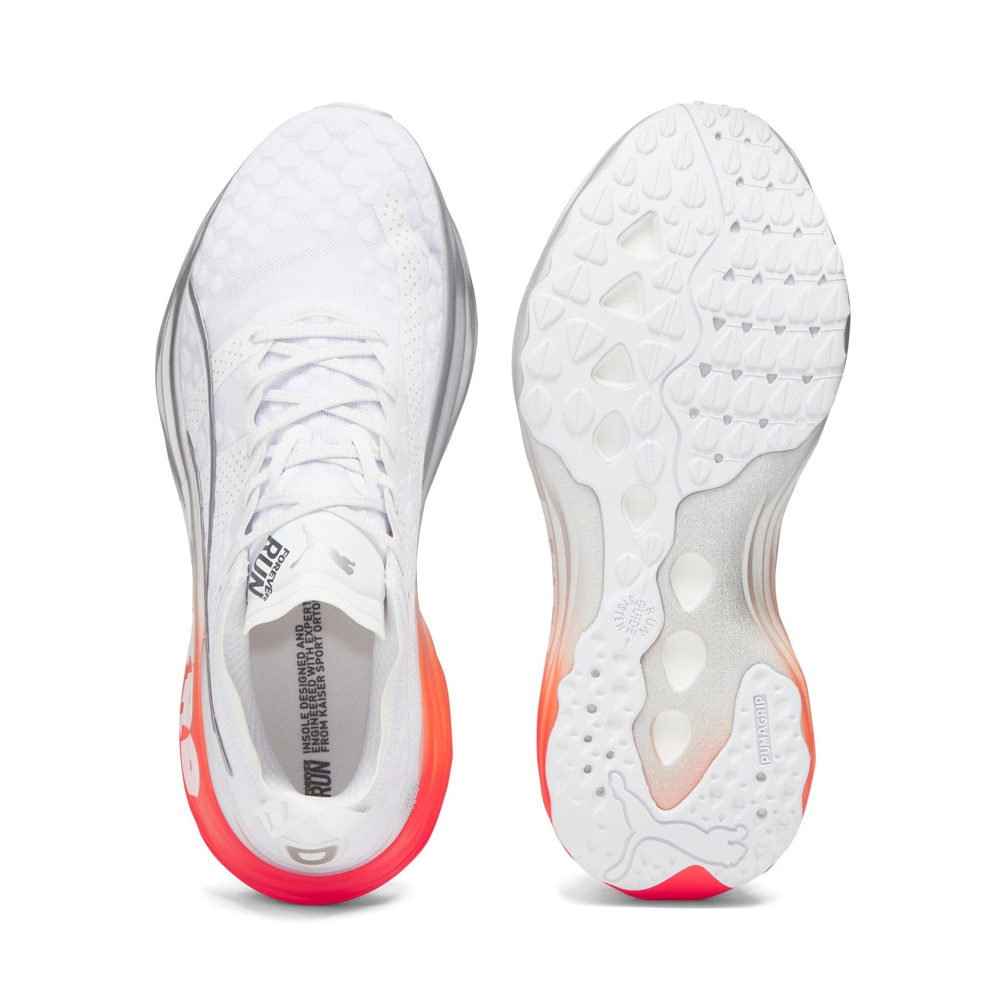 Puma Men's Foreverrun Nitro Silver Sneakers