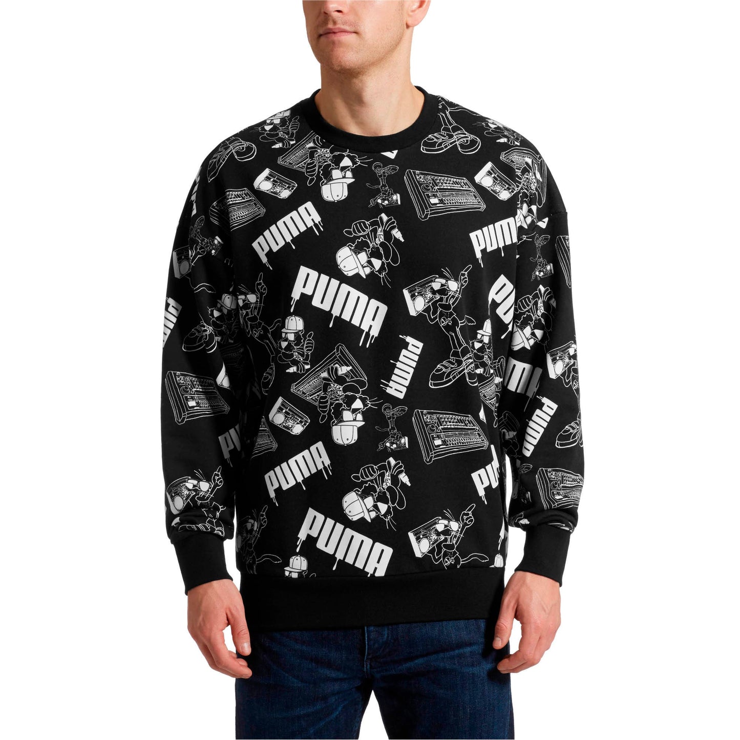 Puma Men's Super Crew Aop Sound