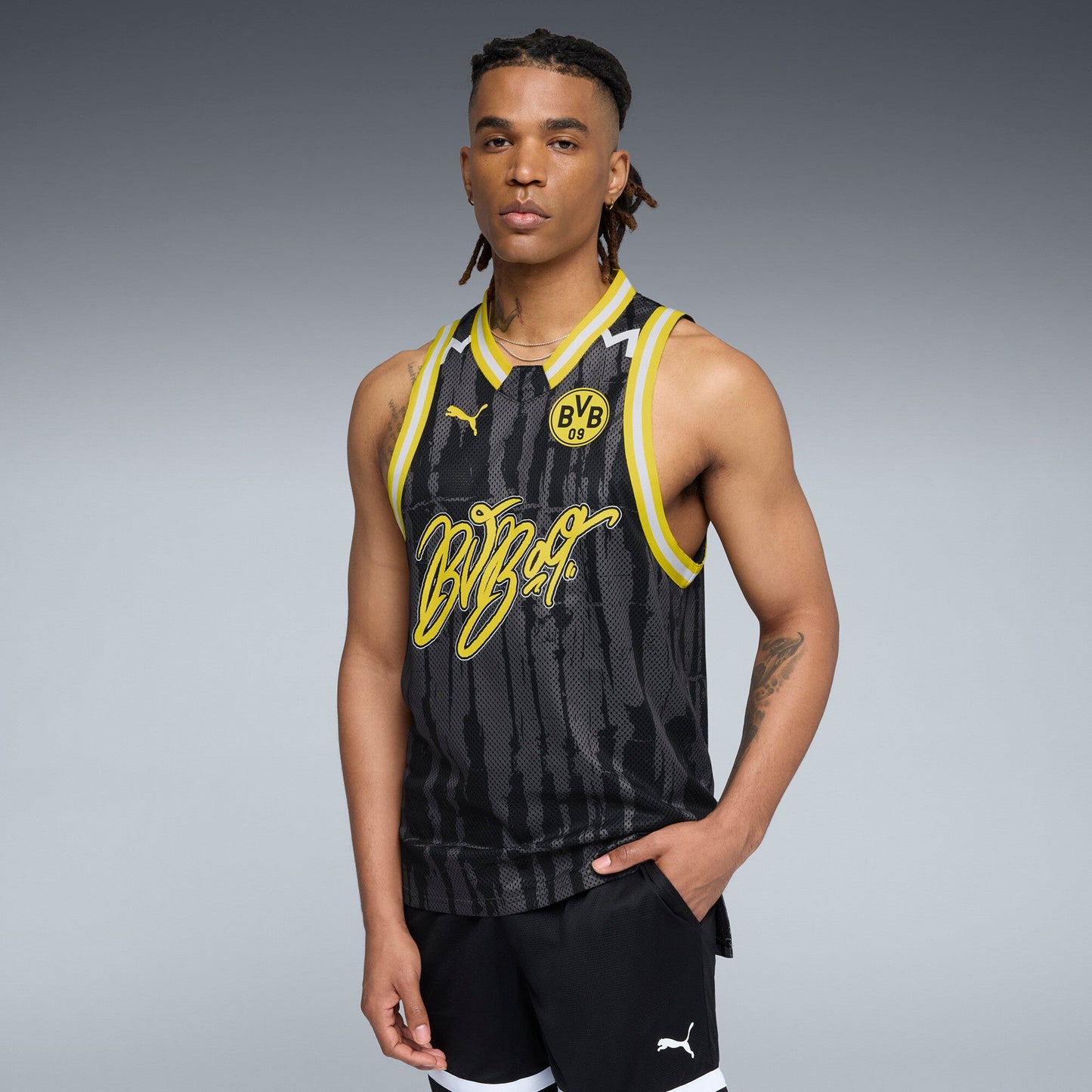Men's Puma Cwc Hoops X Dortmund Jersey
