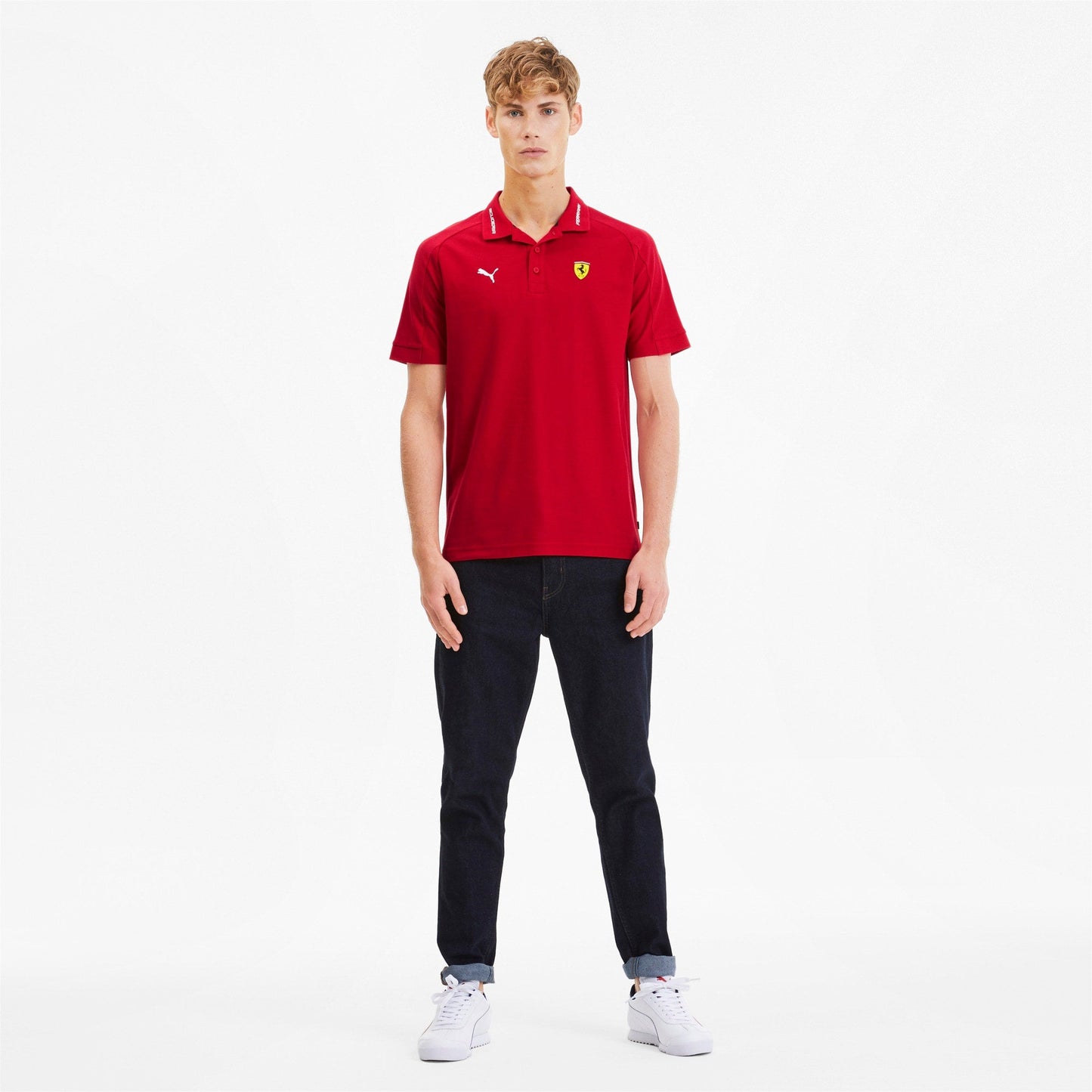 Puma Men's Sf Scuderia Ferrari Q2 Polo Polos
