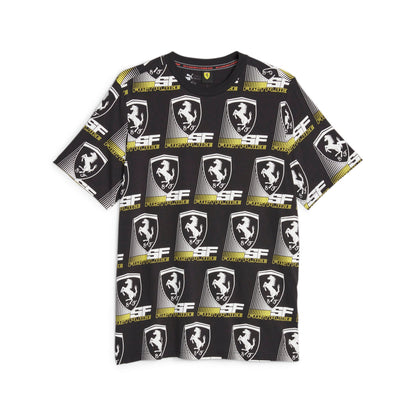 Puma Men's Ferrari Race Aop Tee 2 Tops