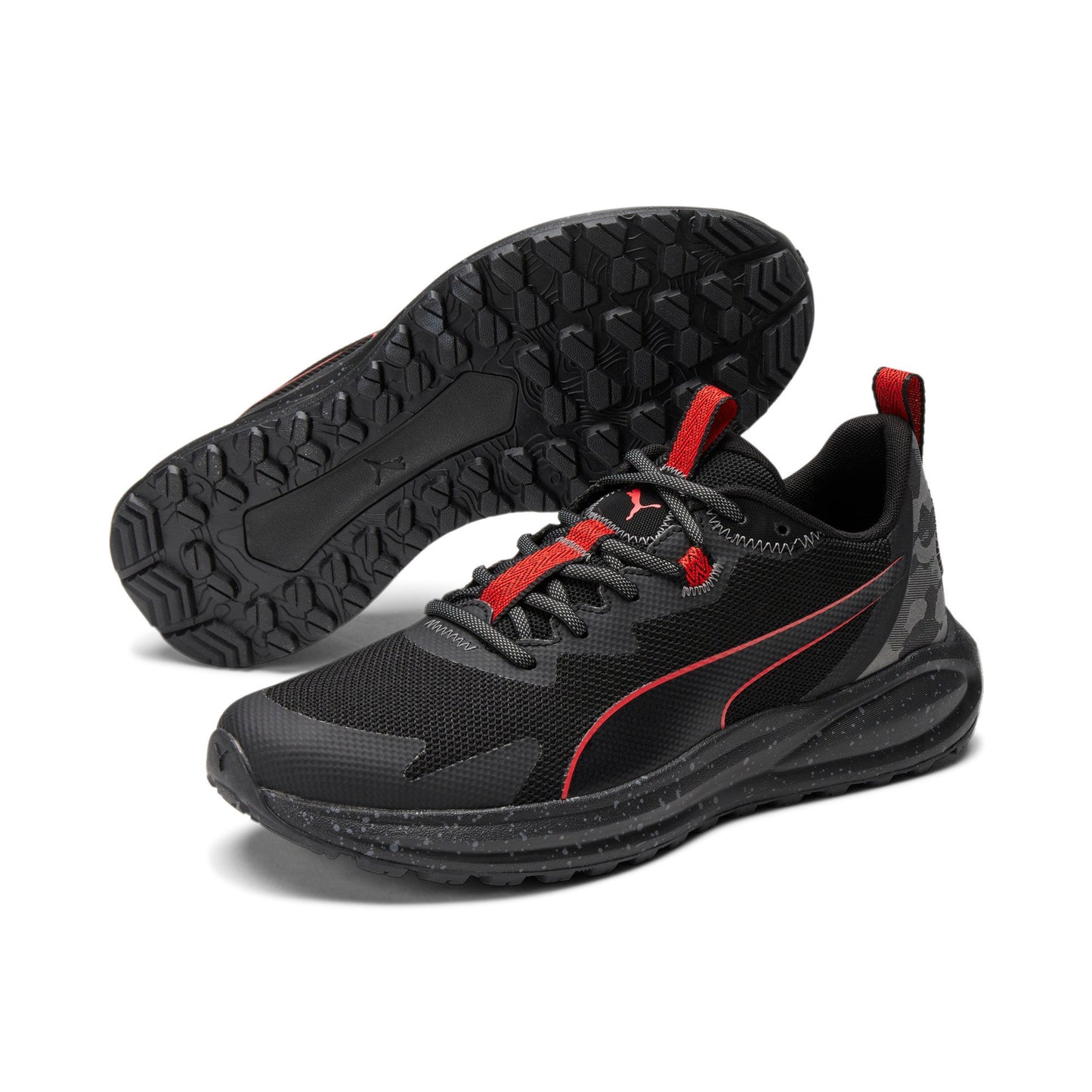 Puma Black-High Risk Red-Castlerock-
