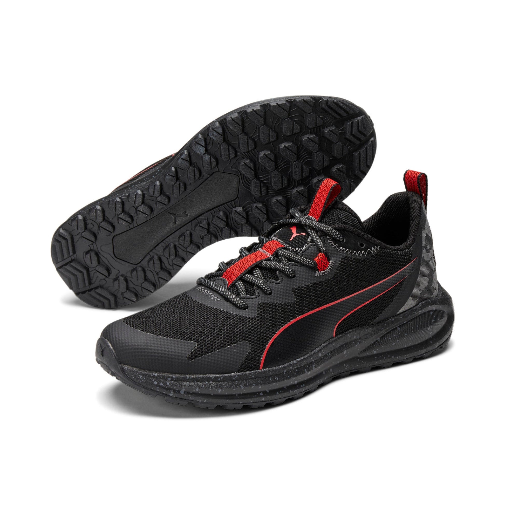 Puma Black-High Risk Red-Castlerock-