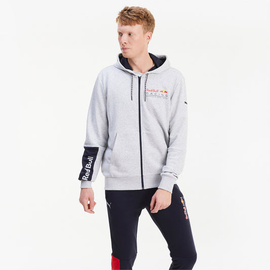 Puma Men's Rbr Red Bull Racing Logo Hooded Sweat Jacket Jackets