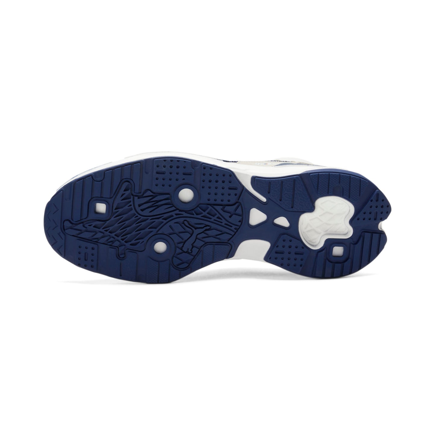 Puma White-Strong Blue-