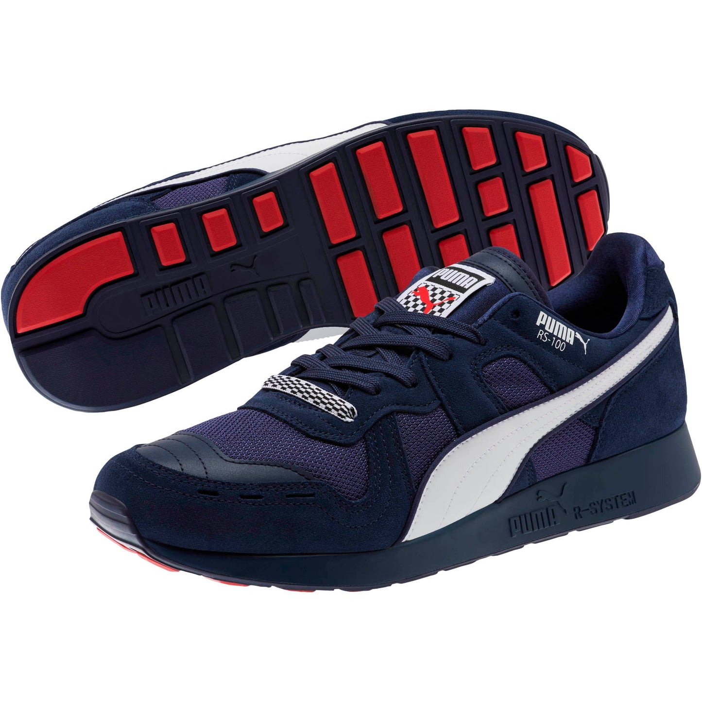 Puma Men's Rs-100 Racing Flag Sneakers