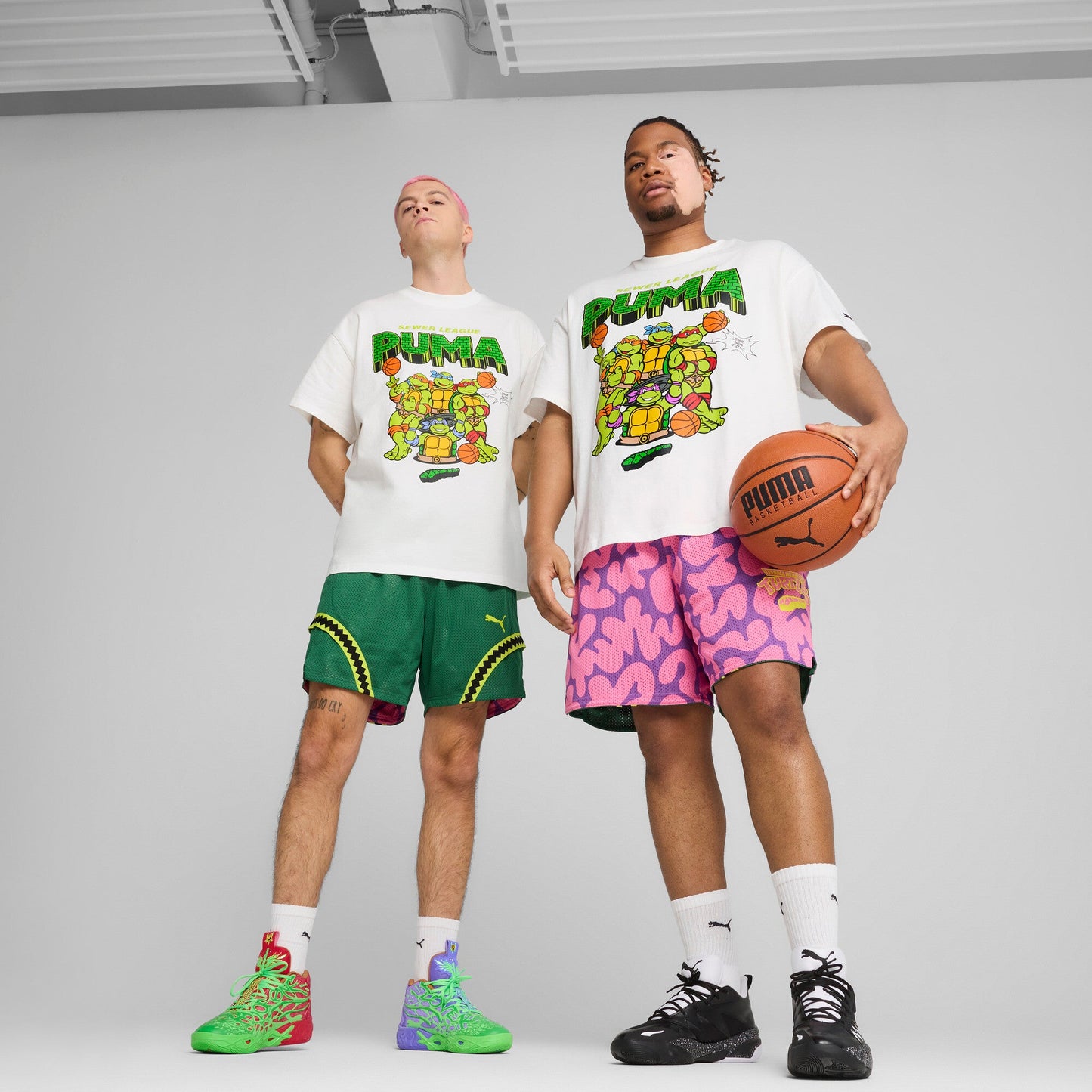 Puma Men's Hoops X Tmnt Short Shorts