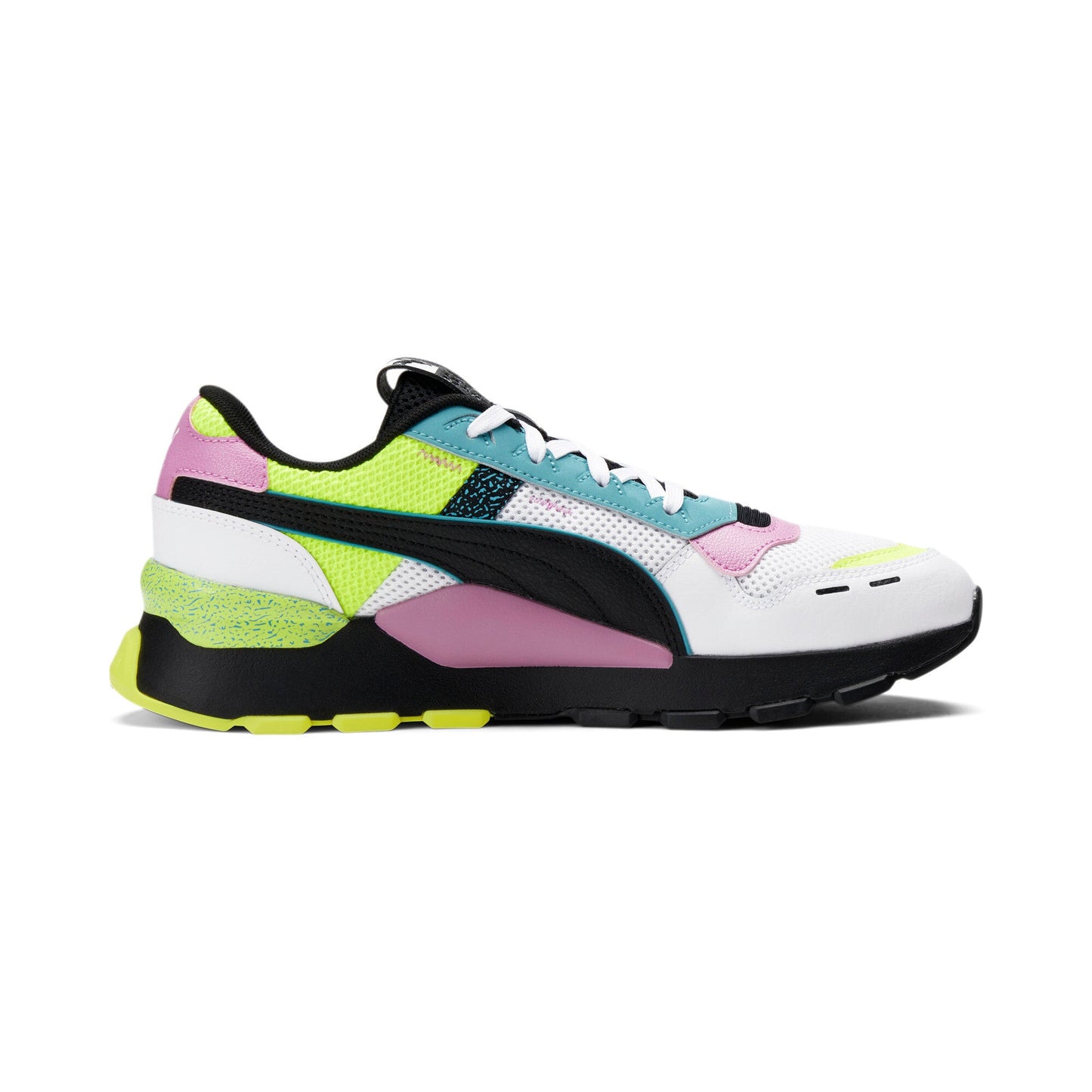 Puma White-Puma Black-Opera Mauve-Yellow Alert-
