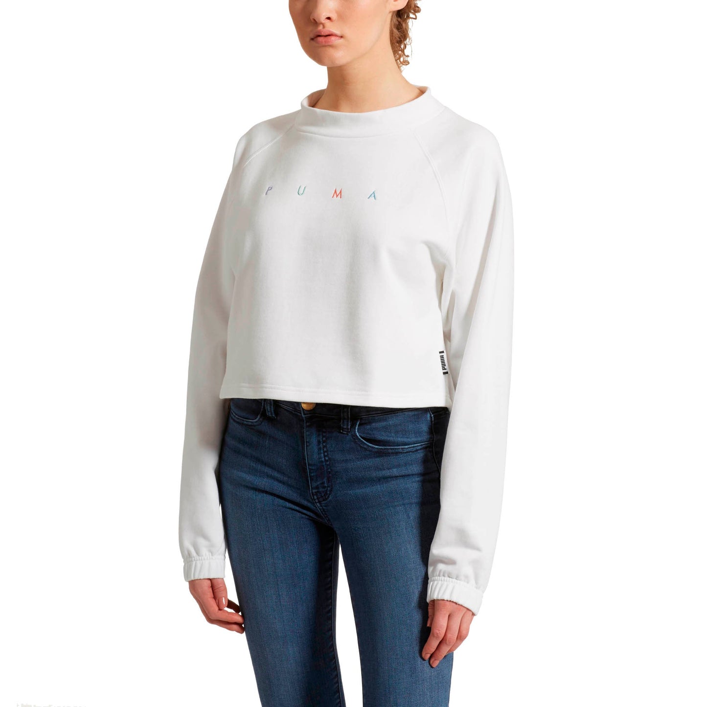 Puma Women's Fierce Cat Cropped Crew