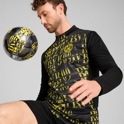 Puma Men's Bvb Prematch 1/4 Zip Top Half Zip & Quarter Zip
