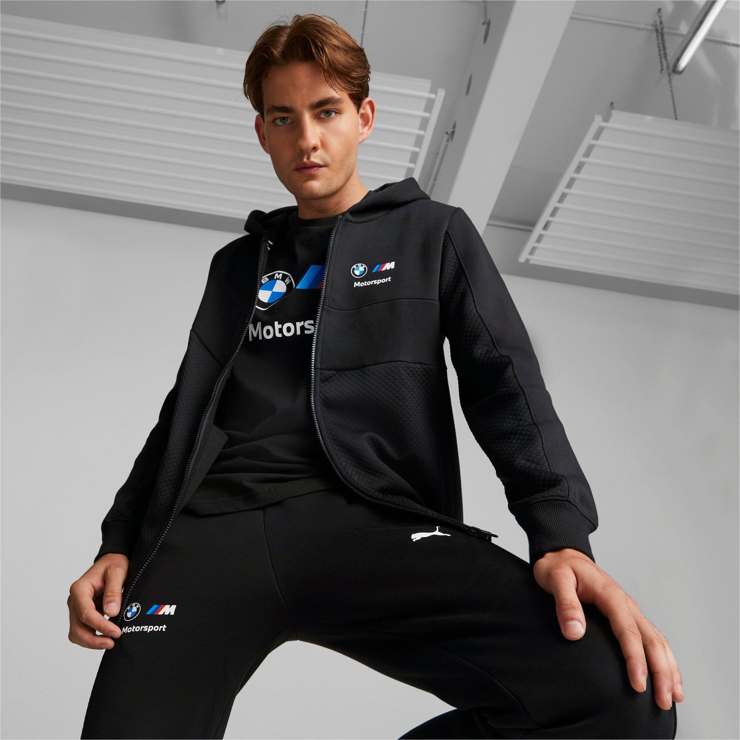 Men's Puma Bmw Motorsport Hdd Sweat Jacket