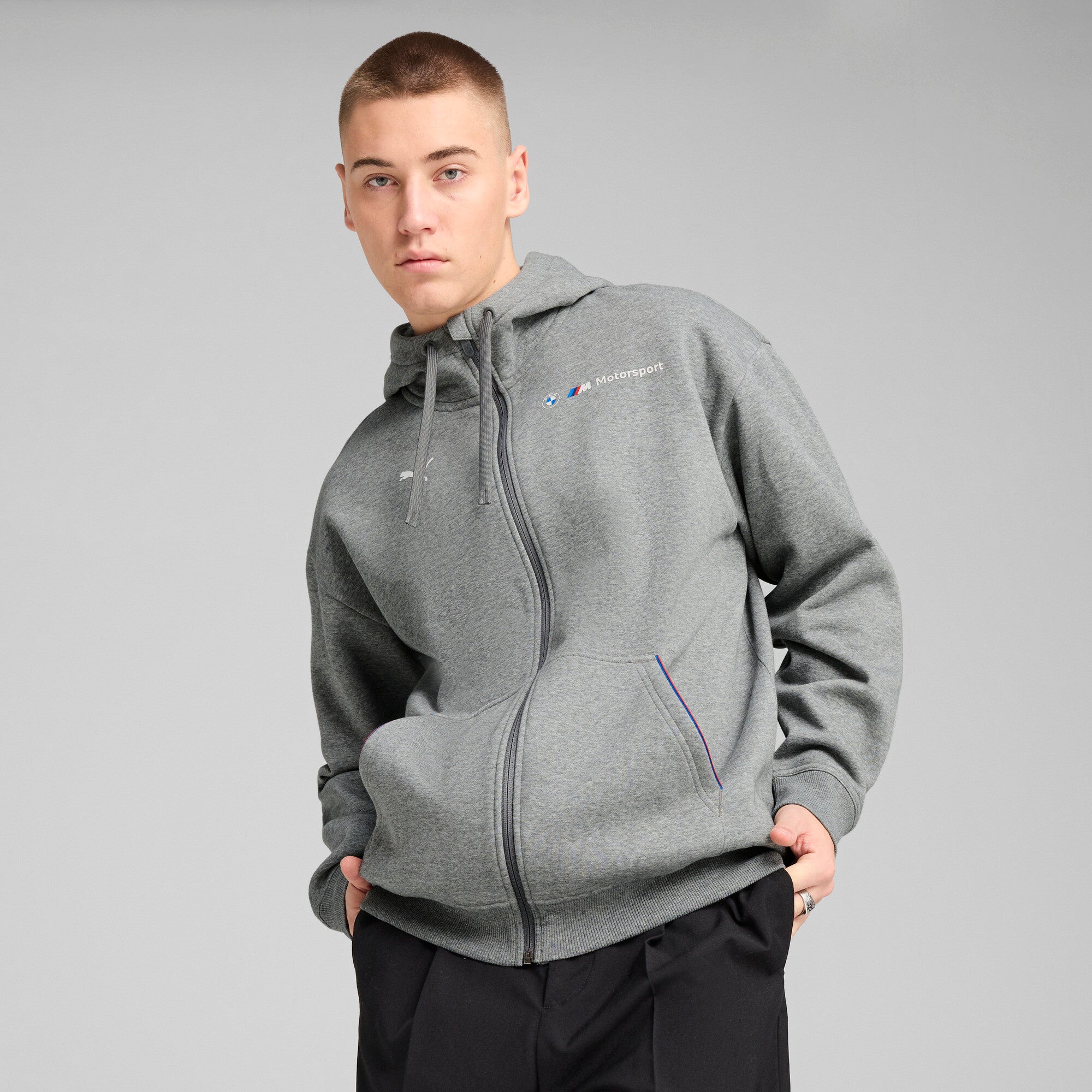 Puma Men's Bmw Motorsport Ess+ Fz Hooded Jacket Fl Jackets – Zulily