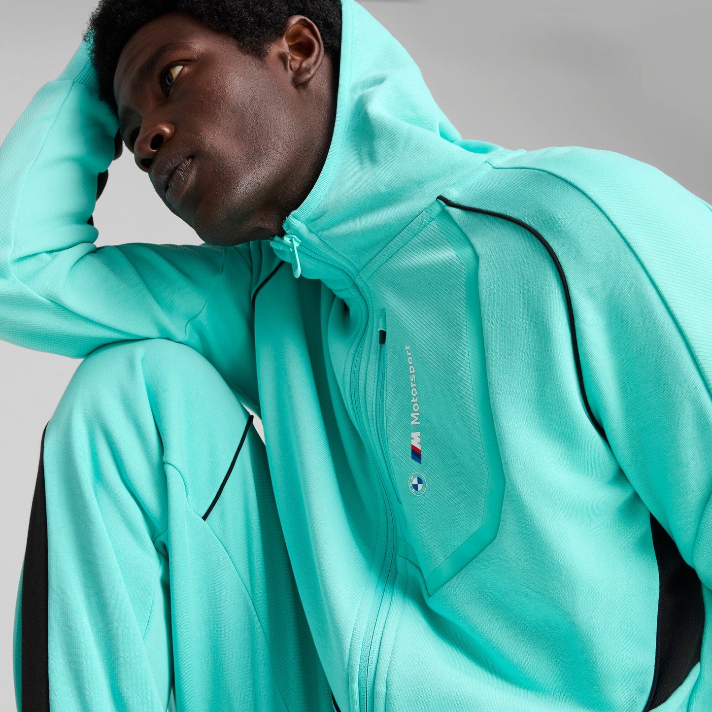 Puma Men's Bmw Motorsport Hooded Sweat Jacket Jackets