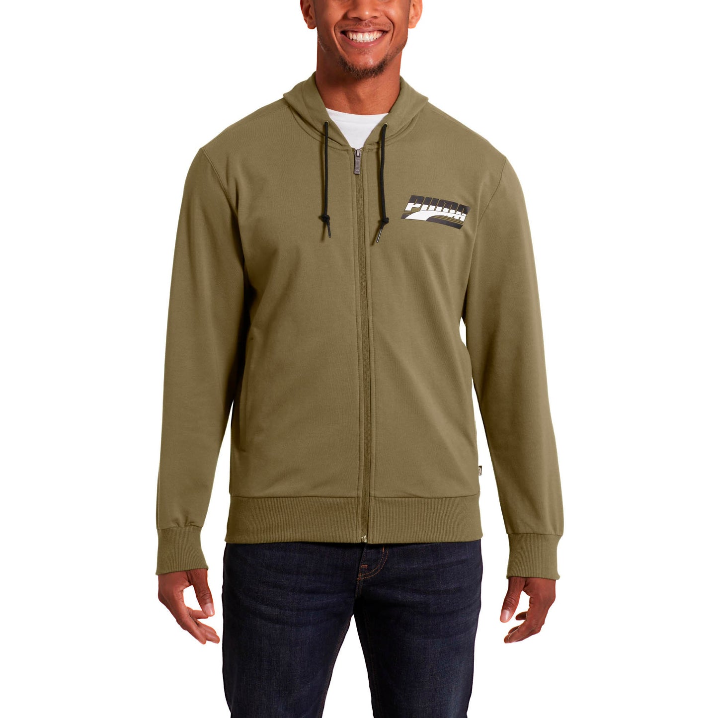 Puma Men's Rebel Hooded Sweat Jacket Jackets
