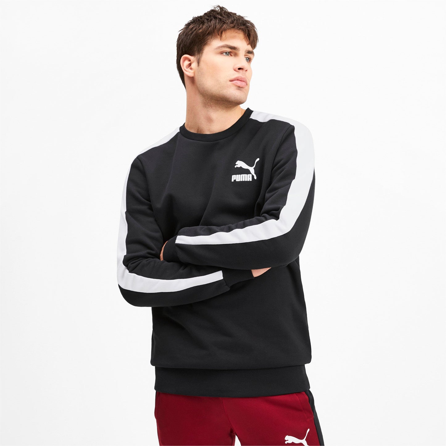 Puma Men's Iconic T7 Crew Fleece