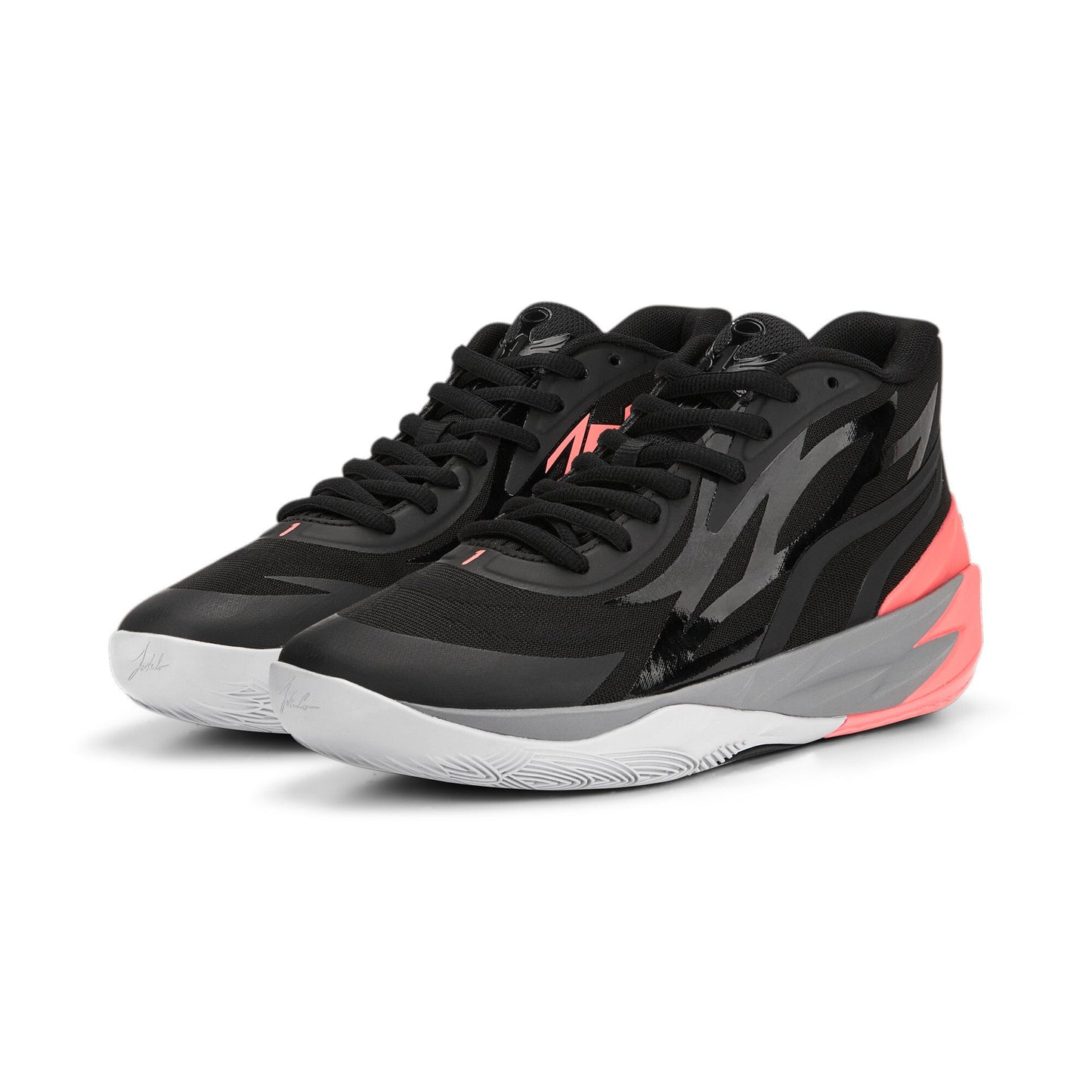 Puma Men's Lamelo Ball Mb.02 ' Black Sunset Glow' Sneakers