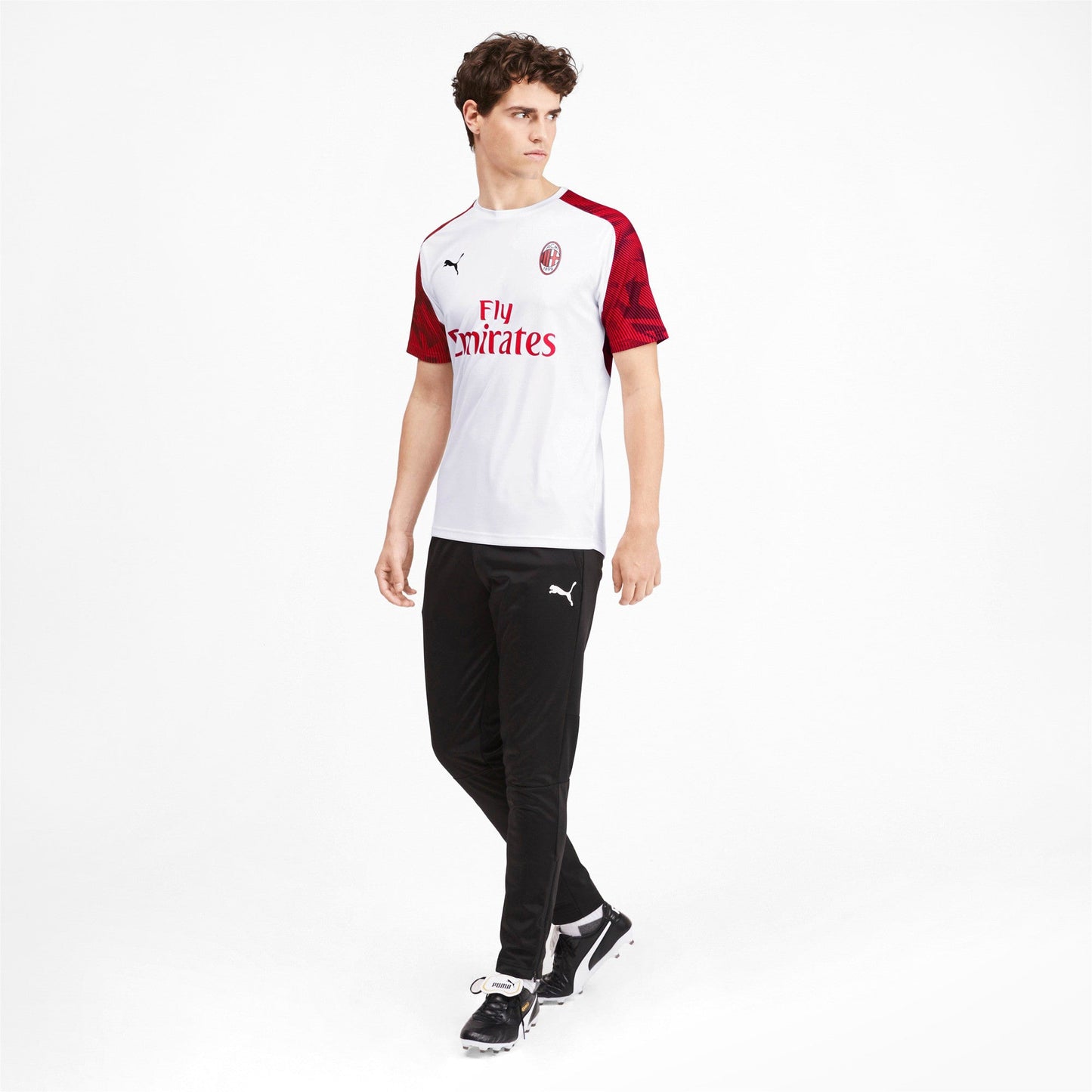 Puma Men's Ac Milan Training Jersey Short Sleeve