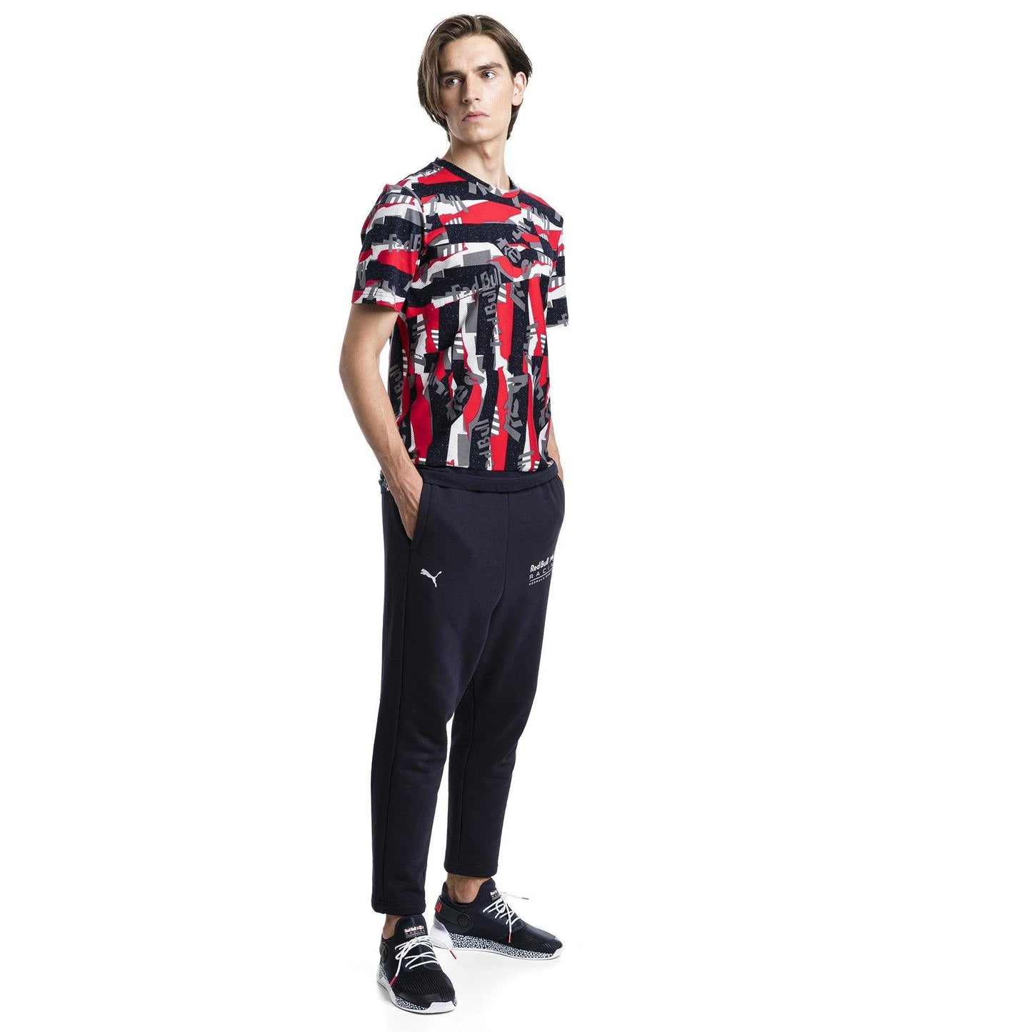 Puma Men's Rbr Red Bull Racing Life Aop Tee T-Shirts