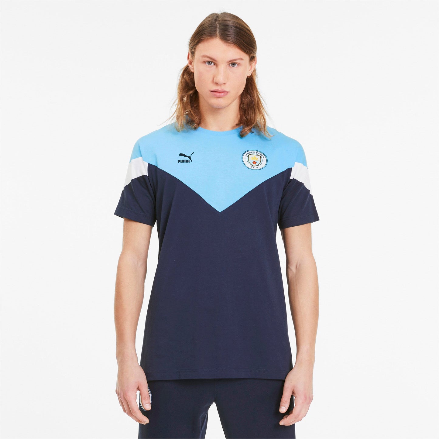 Puma Men's Mcfc Iconic Mcs Tee Tops