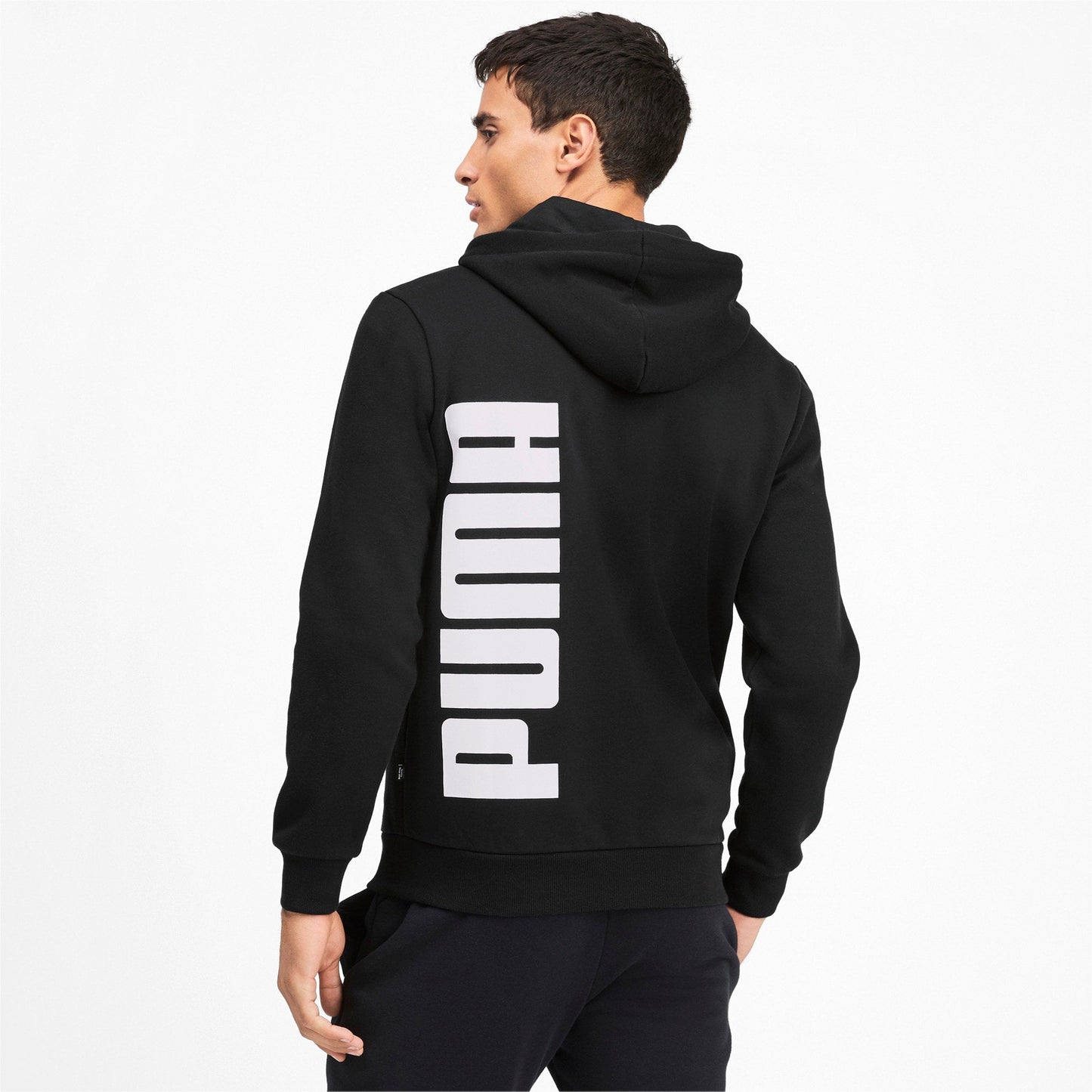 Puma Men's Big Logo Full Zip Hoody Fleece Sweaters