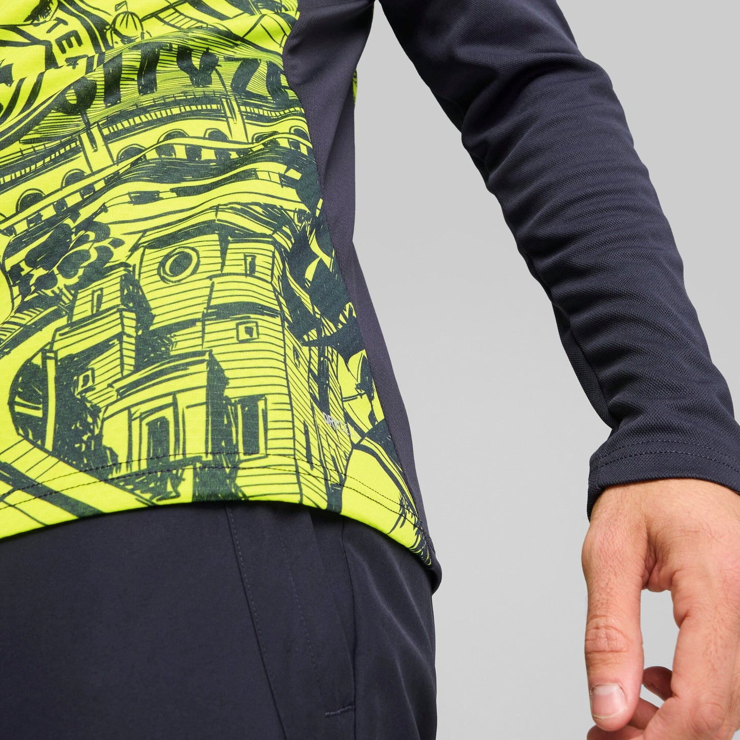 Puma Men's Mcfc Prematch 1/4 Zip Top Half Zip & Quarter Zip
