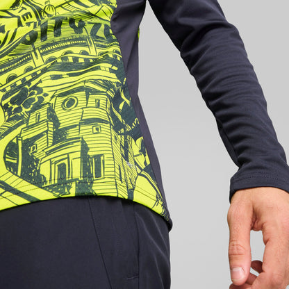 Puma Men's Mcfc Prematch 1/4 Zip Top Half Zip & Quarter Zip