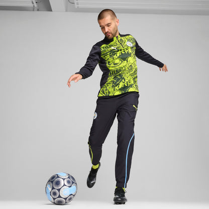 Puma Men's Mcfc Prematch 1/4 Zip Top Half Zip & Quarter Zip