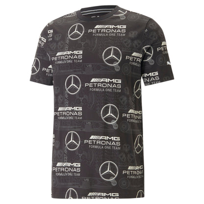 Puma Men's Mapf1 Mercedes Aop Tee Tops