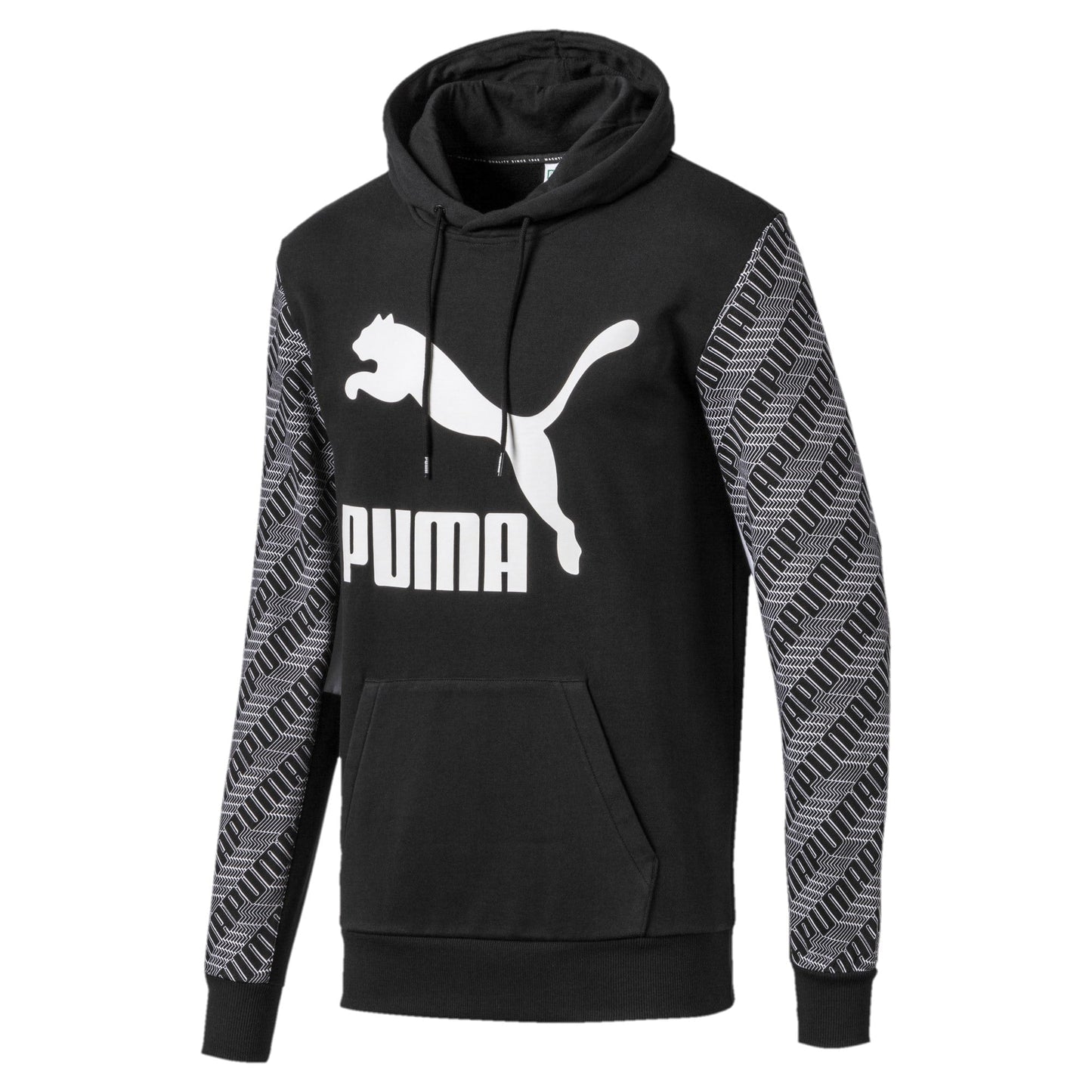 Puma Black-Repeat Logo-