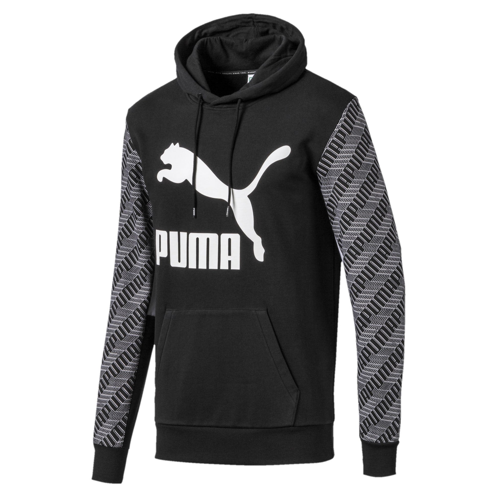 Puma Black-Repeat Logo-