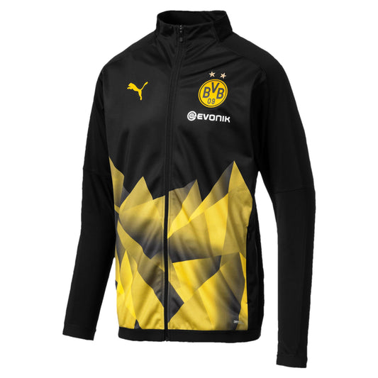 Puma Men's Bvb Borussia Dortmund Int'L Stadium Jacket With Evonik Jackets