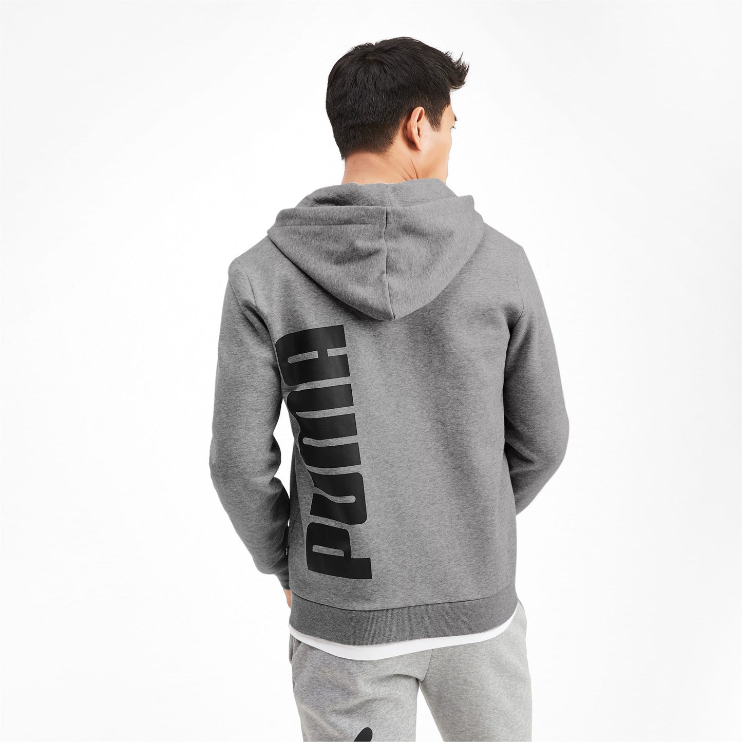 Puma Men's Big Logo Full Zip Hoody Fleece Sweaters