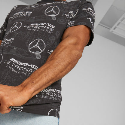 Puma Men's Mapf1 Mercedes Aop Tee Tops