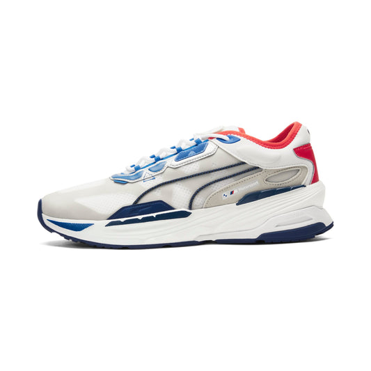 Puma White-Strong Blue-