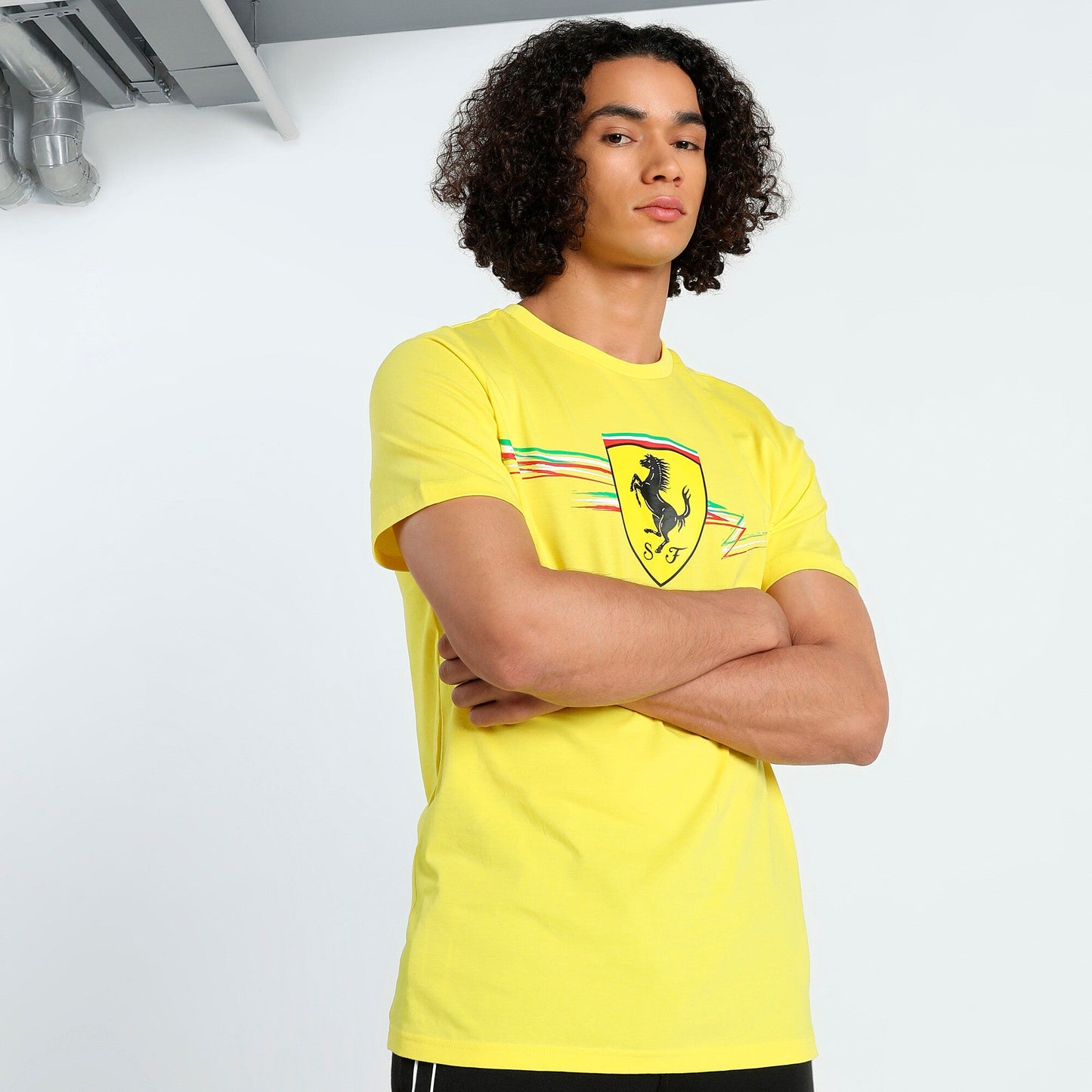 Puma Men's Ferrari Race Big Shield Tee T-Shirts