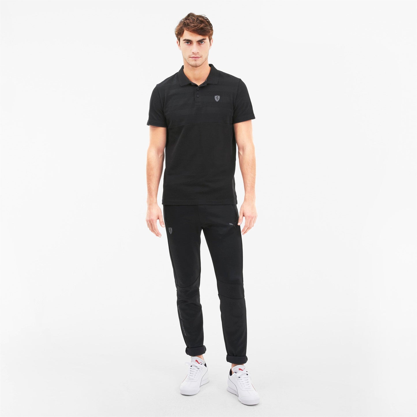 Puma Men's Ferrari Striped Polo Polos