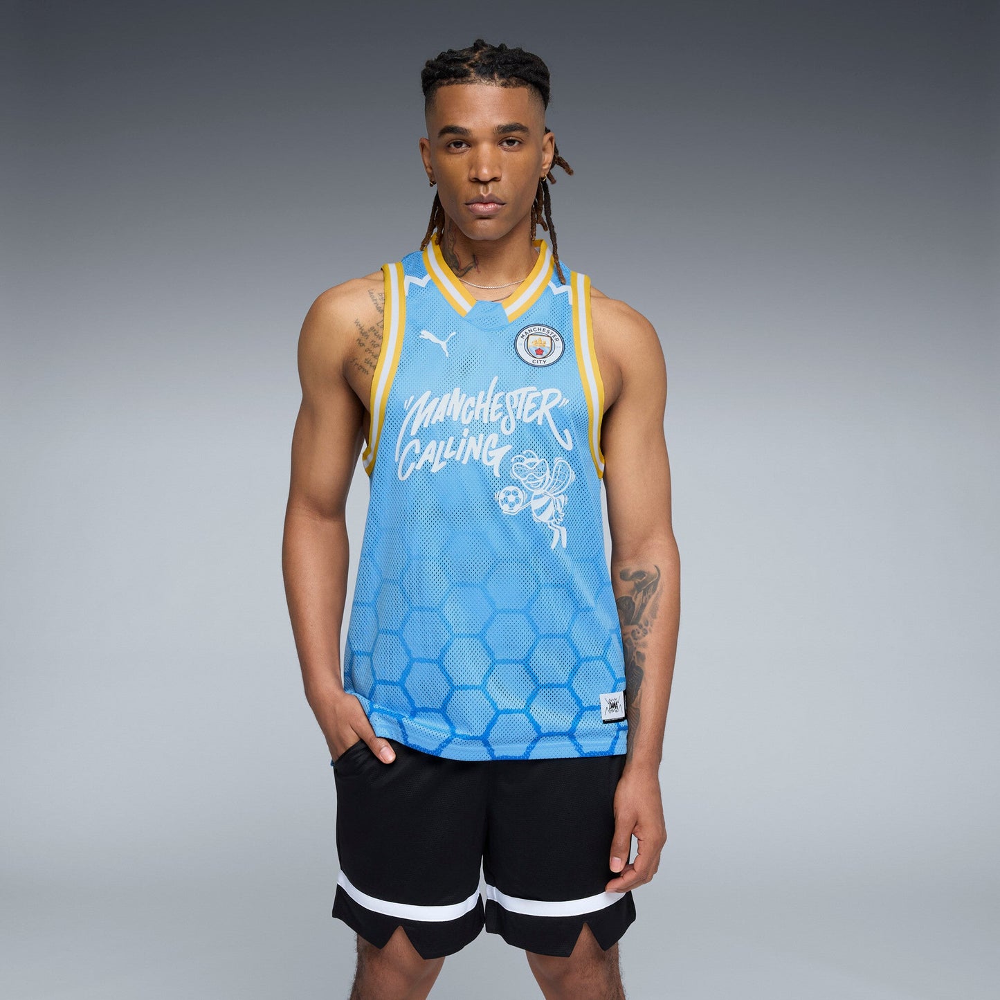 Men's Puma Cwc Hoops X Man City Jersey