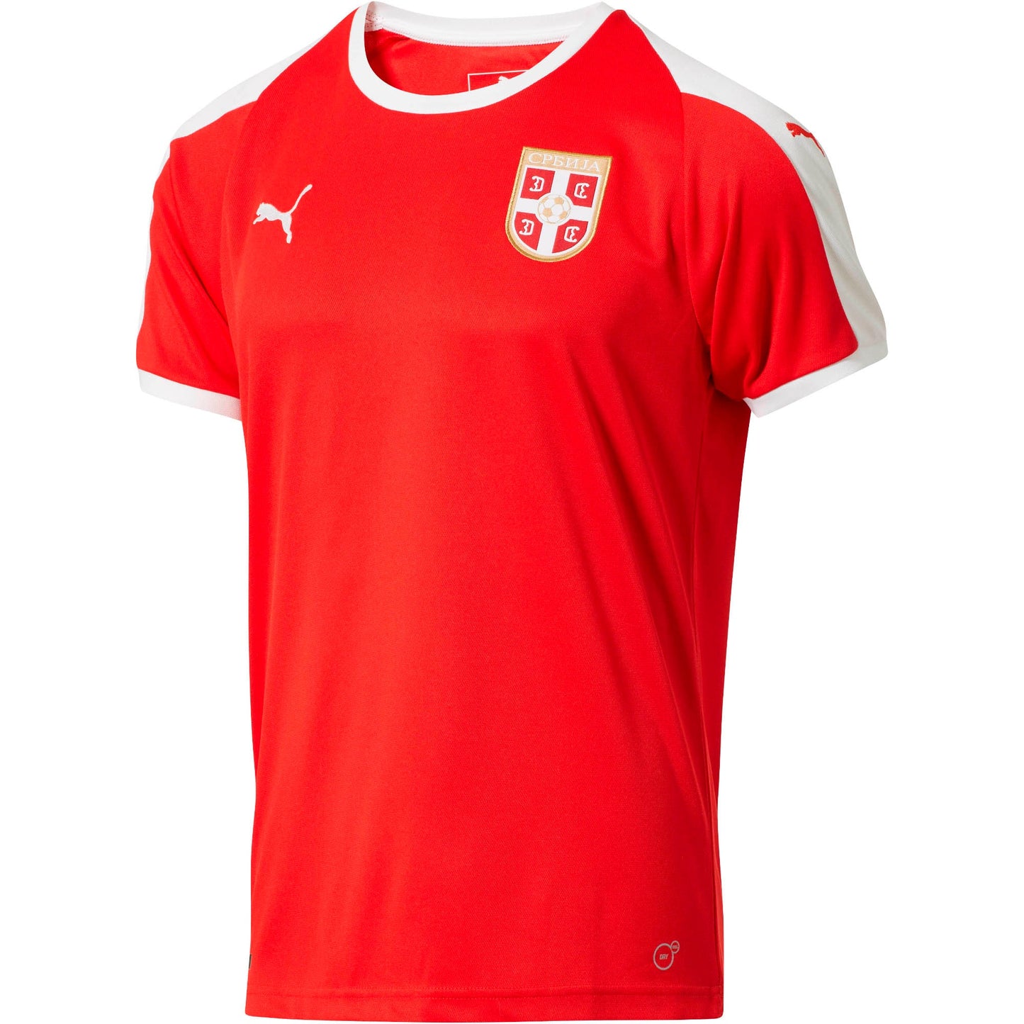 Puma Men's Serbia Home Shirt Ss Replica Tops