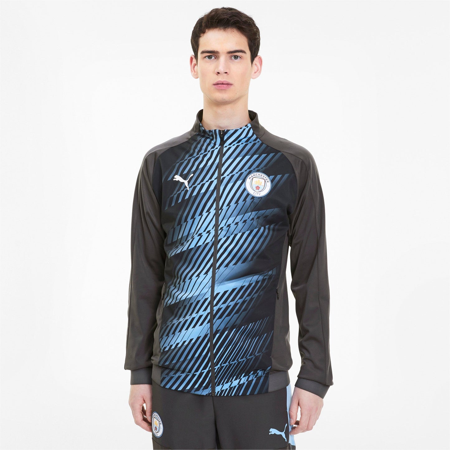 Puma Men's Mcfc Stadium League Jacket Jackets
