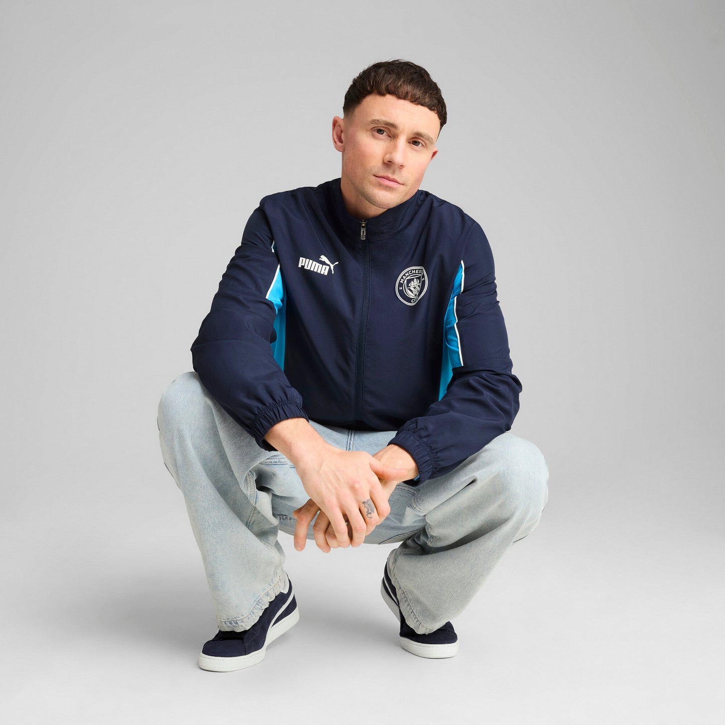 Puma Men's Mcfc Ftblarchive Jacket Jackets