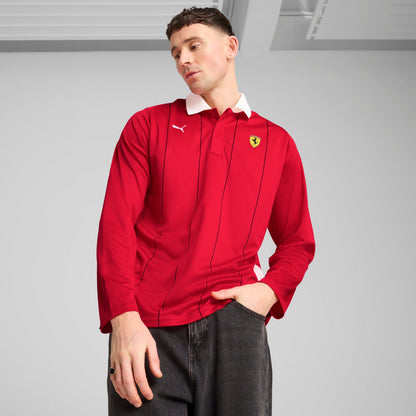 Puma Men's Ferrari Race Jersey Ls Polo Jerseys